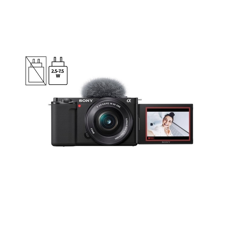 SONY ZVE10 242MP  SELP1650 VARIANGLE SCREEN FOR VLOGGING 4K
